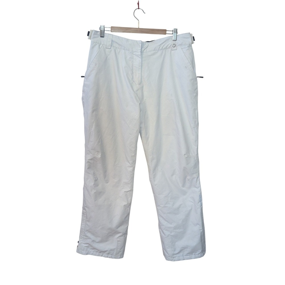 Karbon Extreme Snow Pants Womens Size 14 Insulated Ski Snowboard K5659‎ White
